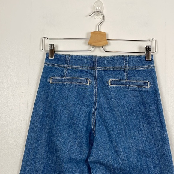 BDG Vintage Flare Bootcut High Rise Womens 26 Denim Button Side Closure Pants - Picture 7 of 9